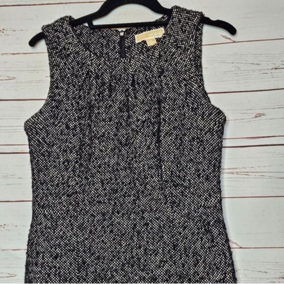 MICHAEL Michael Kors Wool Blend Tweed Sheath Dress - Picture 13 of 13